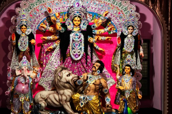 Festivalul Indian Durga Puja — Fotografie, imagine de stoc