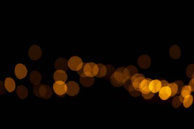 Güzel Sarı Turuncu Renk Bokeh Arka Plan