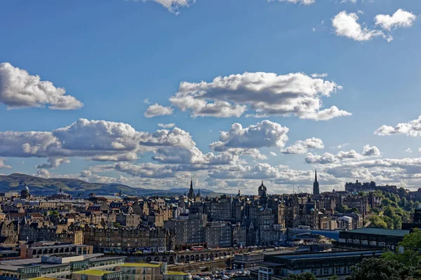 Vue Sur Paysage Urbain Édimbourg Depuis Calton Hill Écosse Royaume — Photo