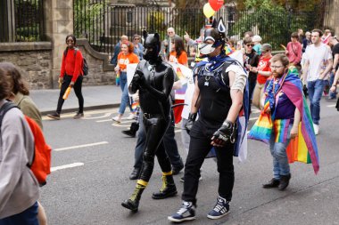 Edinburgh, İskoçya, İngiltere'de LGBT gurur yürüyüşü