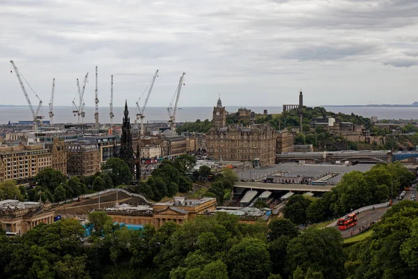Edinburgh Cityscape View Castle Scotland United Kingdom — Stock Photo, Image