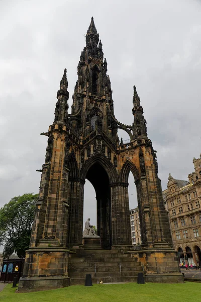 Scott Monument Edimburgo Escócia Reino Unido — Fotografia de Stock