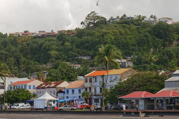 Saint Pierre Waterfront Martinique Fwi — Stockfoto