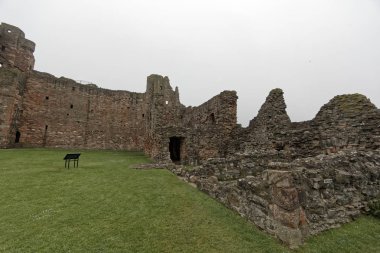 Tantallon Castle - Edinburgh, İskoçya, İngiltere