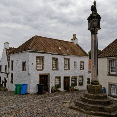 Culross küçük eski ev, İskoçya, İngiltere