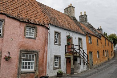 Culross küçük eski ev, İskoçya, İngiltere