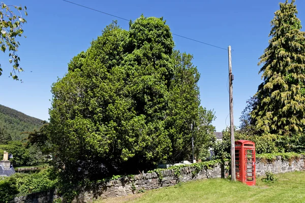 Telefonní Budka Kenmore Skotsko Spojené Království — Stock fotografie