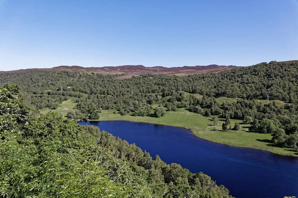 Opinión Reina Sobre Lago Tummel Pitlochry Escocia Reino Unido — Foto de Stock