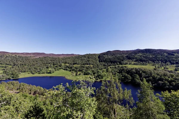 Opinión Reina Sobre Lago Tummel Pitlochry Escocia Reino Unido — Foto de Stock