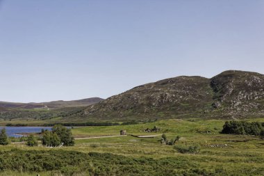 Loch Mhor (Loch Ness yakınında) - Inverness, Highlands, İskoçya, İngiltere