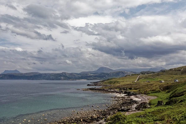 Gruinard Beach Wester Ross Vysočina Skotsko Velká Británie — Stock fotografie