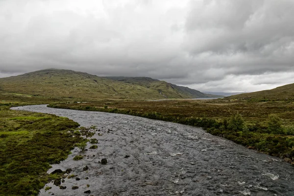 Cuillin Hills River Sligachan Ilha Skye Escócia Reino Unido — Fotografia de Stock