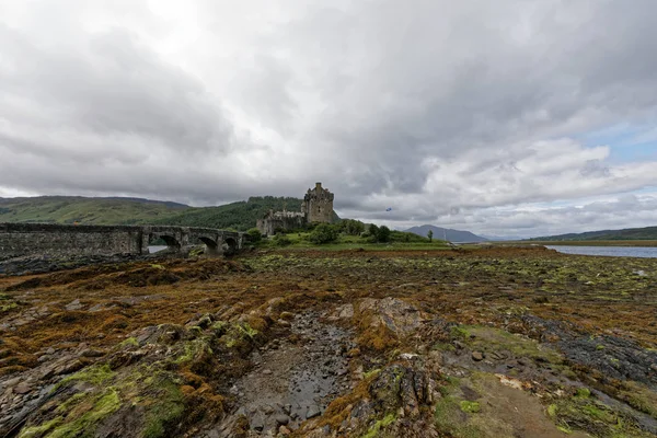 Castillo Eilean Donan Dornie Escocia Reino Unido — Foto de Stock