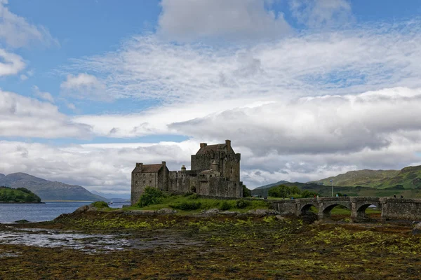 Castillo Eilean Donan Dornie Escocia Reino Unido — Foto de Stock