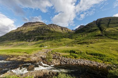 Glencoe Valley, Highlands, İskoçya, İngiltere
