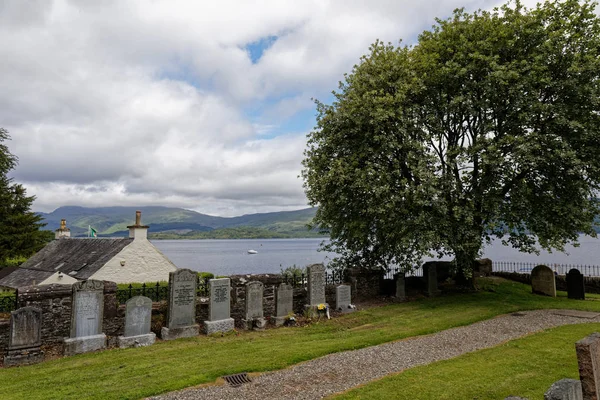 Luss Pequena Aldeia Loch Lomond Loch Lomond Trossachs National Park — Fotografia de Stock