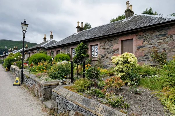 Luss Mała Wioska Loch Lomond Loch Lomond Parku Narodowego Trossachs — Zdjęcie stockowe