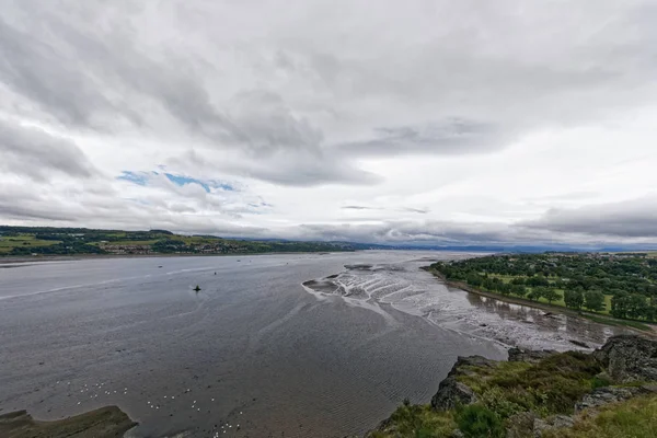 Řeka Clyde Dumbarton Nedaleko Glasgow Skotsko Velká Británie — Stock fotografie