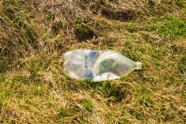 Çöp, atık, plastik atık, atık plastik şişe arka plan dokusu, çöp atık plastik kirliliği