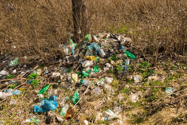 Çöp, atık, plastik atık, atık plastik şişe arka plan dokusu, çöp atık plastik kirliliği