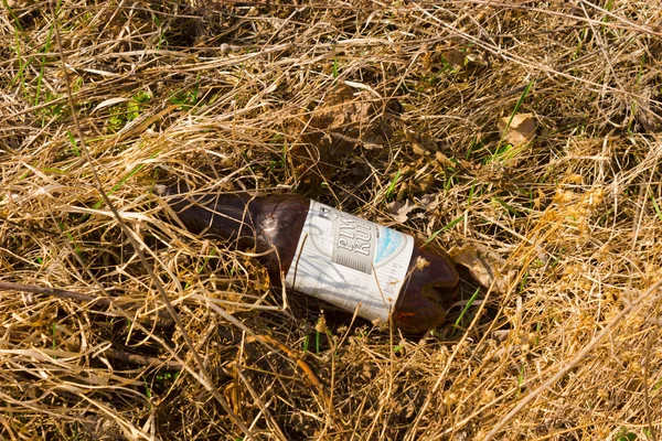 Szemetet, hulladékot, műanyag hulladék, szemét műanyag palack háttér textúra, szemét hulladék műanyag szennyezés — Stock Fotó