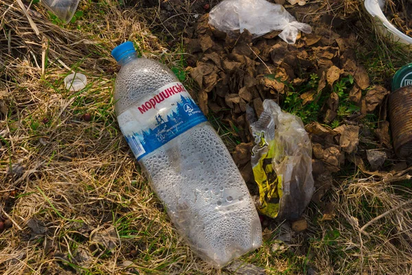 Çöp, atık, plastik atık, atık plastik şişe arka plan dokusu, çöp atık plastik kirliliği