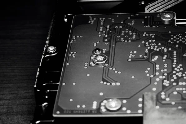 Bilgisayar Sabit Disk Sürücüsü Close Up makro