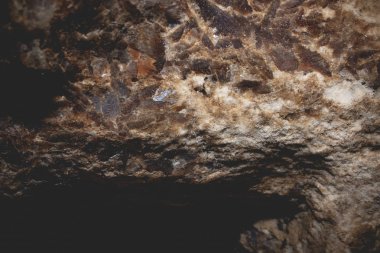 Mağara sarkıtlarının makro görünümü arka plan