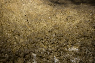 Mağara sarkıtlarının makro görünümü arka plan