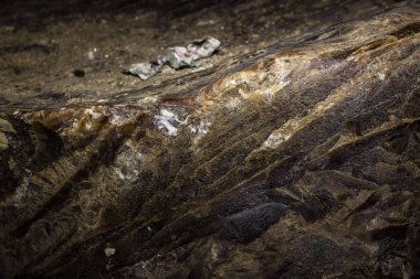 Mağara sarkıtlarının makro görünümü arka plan