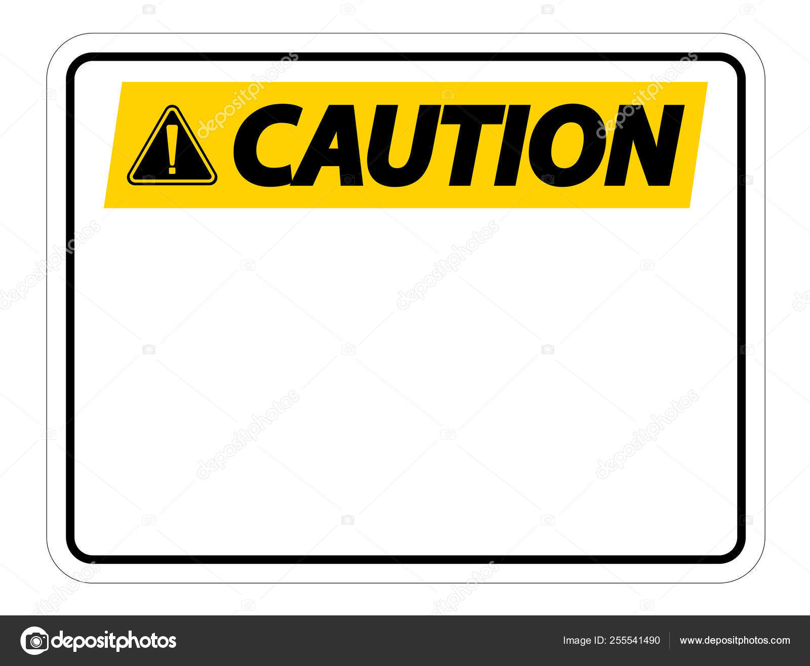 Symbol caution sign label on white background,vector illustration — Stock Vector © Seetwo 255541490