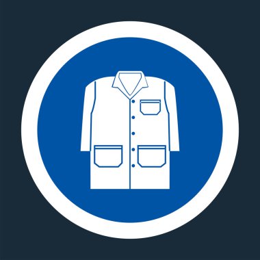 Sembol Siyah Arka Plan Üzerine Bir Elbise Giymek,Vektör llustration