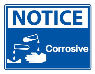 Dikkat Aşındırıcı Sembol İşareti Beyaz Arka Plan Üzerinde İzole,Vektör Çizimi