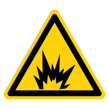 Arc Flash Tehlike Sembolü İşareti Beyaz Arka Plan,Vektör Çizimi