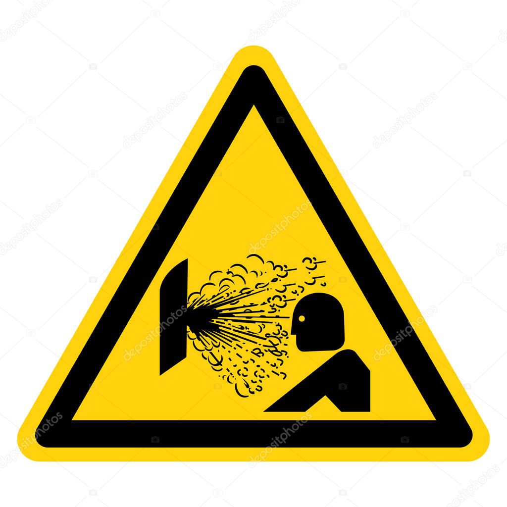 Explosion Release of Pressure Symbol Sign Isolate On White Background,Vector Illustration