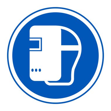 Beyaz Arkaplanda Sembol Takma Miğferi İzolasyonu, Vektör İllüstrasyonu EPS.10 