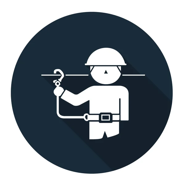 PPE Icon.Use Safety Belts Symbol Sign Isolate On White Background, Vector Illustration EPS.10 — 图库矢量图片