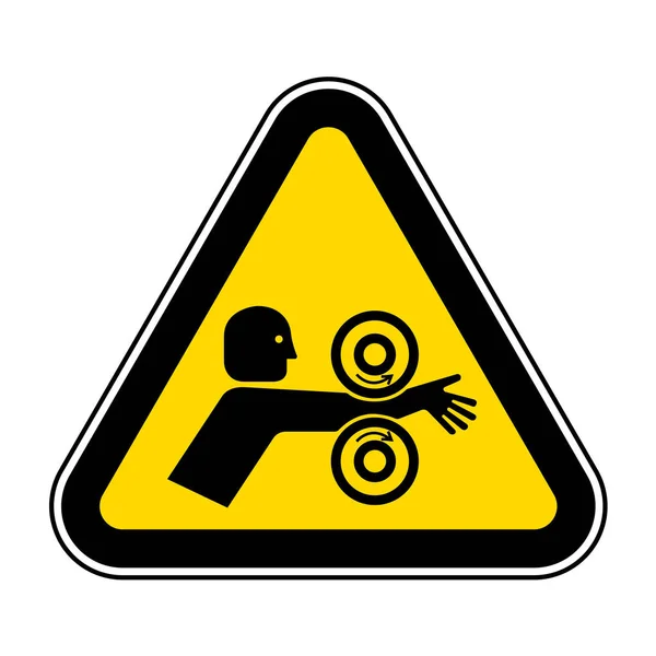 Βραχίονες κύλινδροι δεξιά σύμβολο Απομονώστε σε λευκό φόντο, διανυσματική απεικόνιση EPS.10 — Διανυσματικό Αρχείο