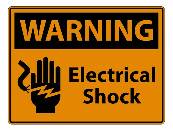 Electrical Shock Electrocution Symbol Sign, Vector Illustration, Isolate On White Background Label .EPS10 — Stock Vector