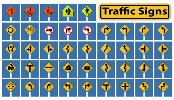 Verkehrszeichen setzen, Verbot, rotes Kreissymbol-Warnschild auf weißem Hintergrund isolieren, Vektorillustration — Stockvektor