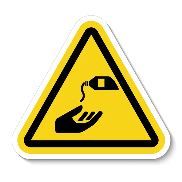 PPE Icon.Use символа крем-барьер знак изолировать на белом фоне, векторная иллюстрация — стоковый вектор