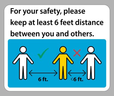 2 metre mesafeyi koruyun, güvenliğiniz için, lütfen diğerleriyle aranıza en az 2 metre mesafe koyun.. 