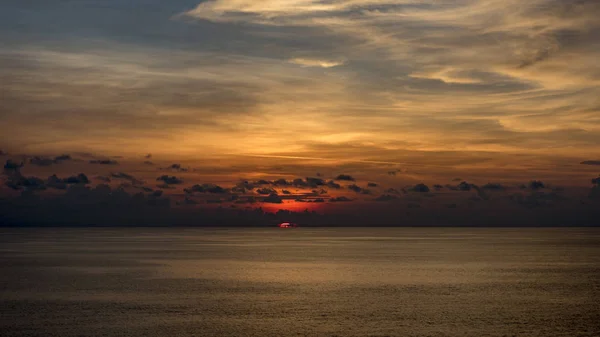 Puesta Sol Dorada Langkawi — Foto de Stock