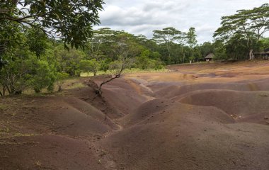 Yedi renkli toprak, Chamarel Mauritius