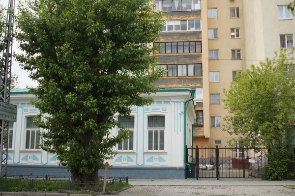 Szerkesztői Licenc Oroszország Yekaterinburg Május 2019 House Rosa Luxemburg Street — Stock Fotó