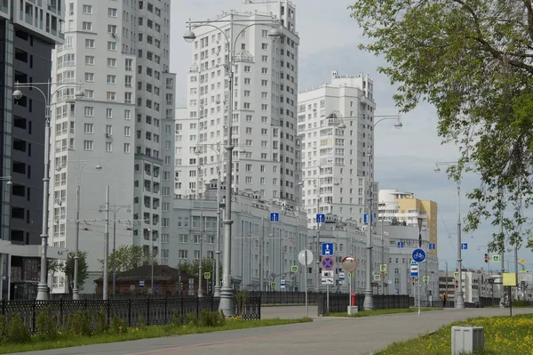 Licencia Editorial Ekaterinburg Región Sverdlovsk Rusia Mayo 2019 Paisaje Urbano — Foto de Stock
