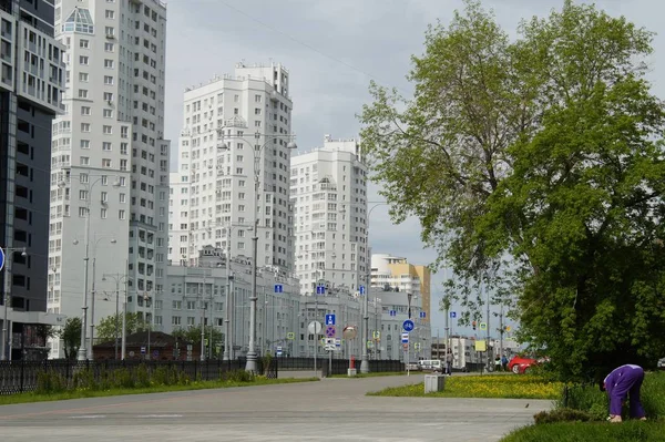 Ekaterinburg Região Sverdlovsk Rússia Maio 2019 Paisagem Urbana Foto Fragmentos — Fotografia de Stock