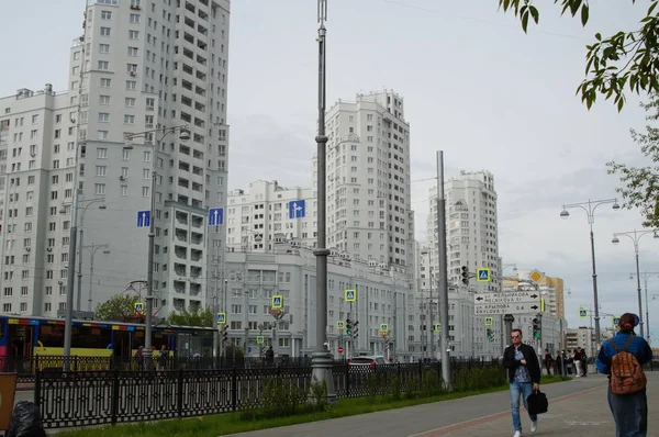 Szerkesztői Licenc Ekaterinburg Sverdlovsk Region Oroszország May 2019 Városi Táj — Stock Fotó