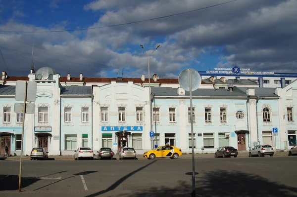 Redakční Licence Rusko Jekatěrinburg Červen 2019 Cityscape Fragment Domu Puškinovy — Stock fotografie