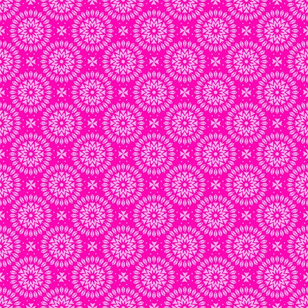 Открытый Фантазии Бесшовный Узор Кружева Розовый Вектор — стоковый вектор